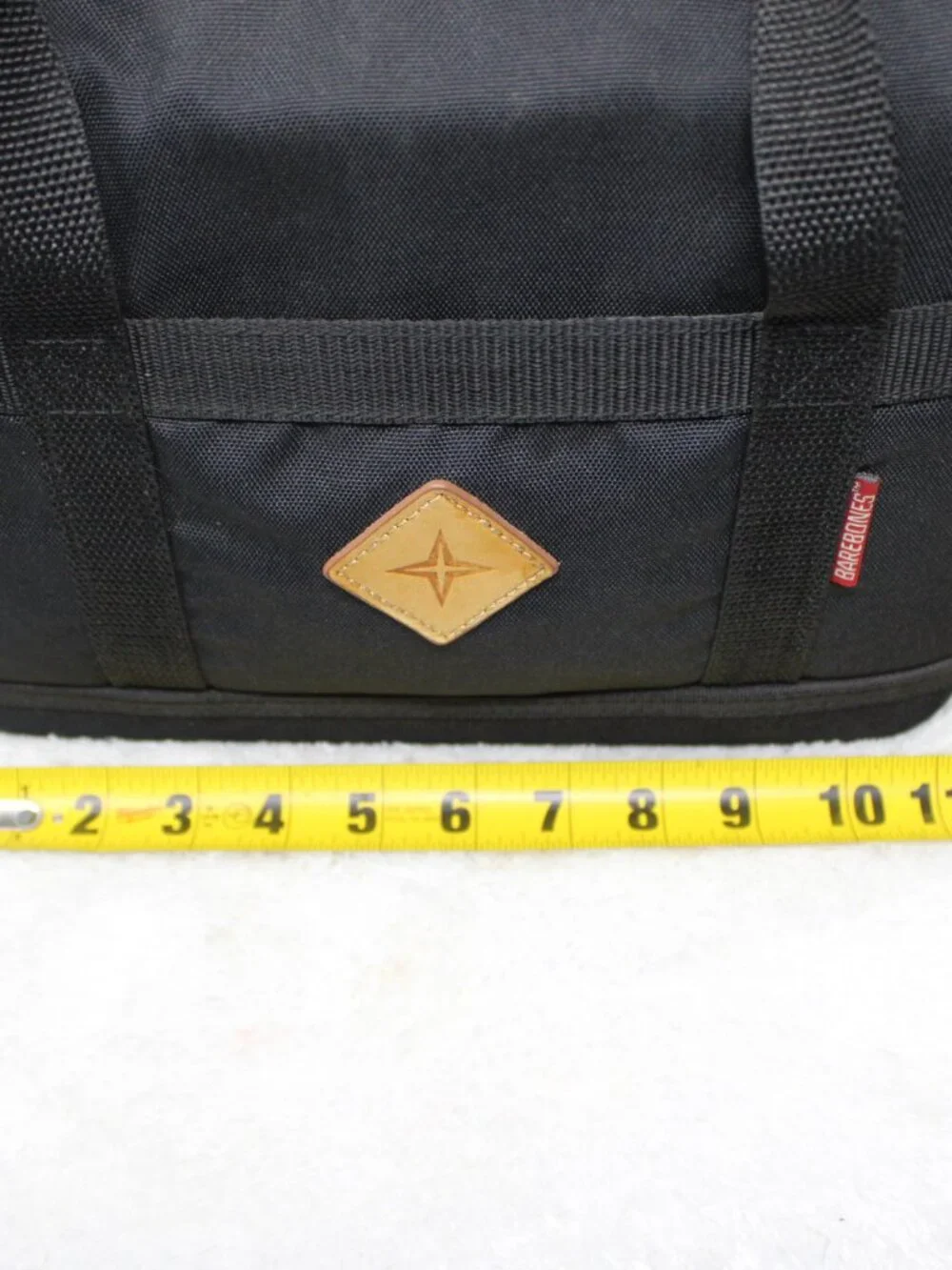 Barebones Cooler Bag Black Living Insulated Lunch Tote Canvas w/ Bottle Opener